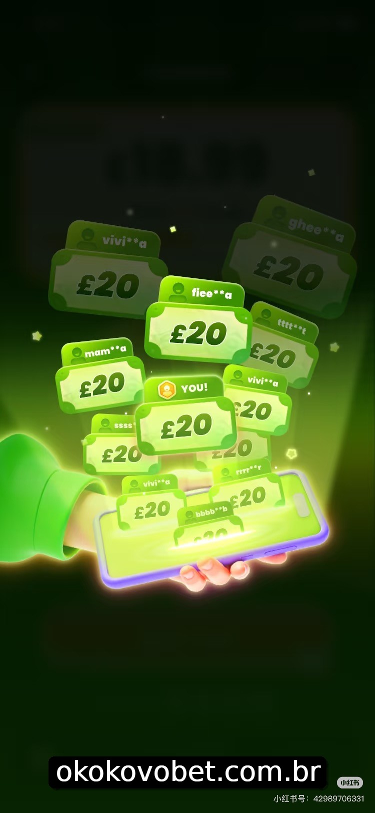 Interface do App okokovo